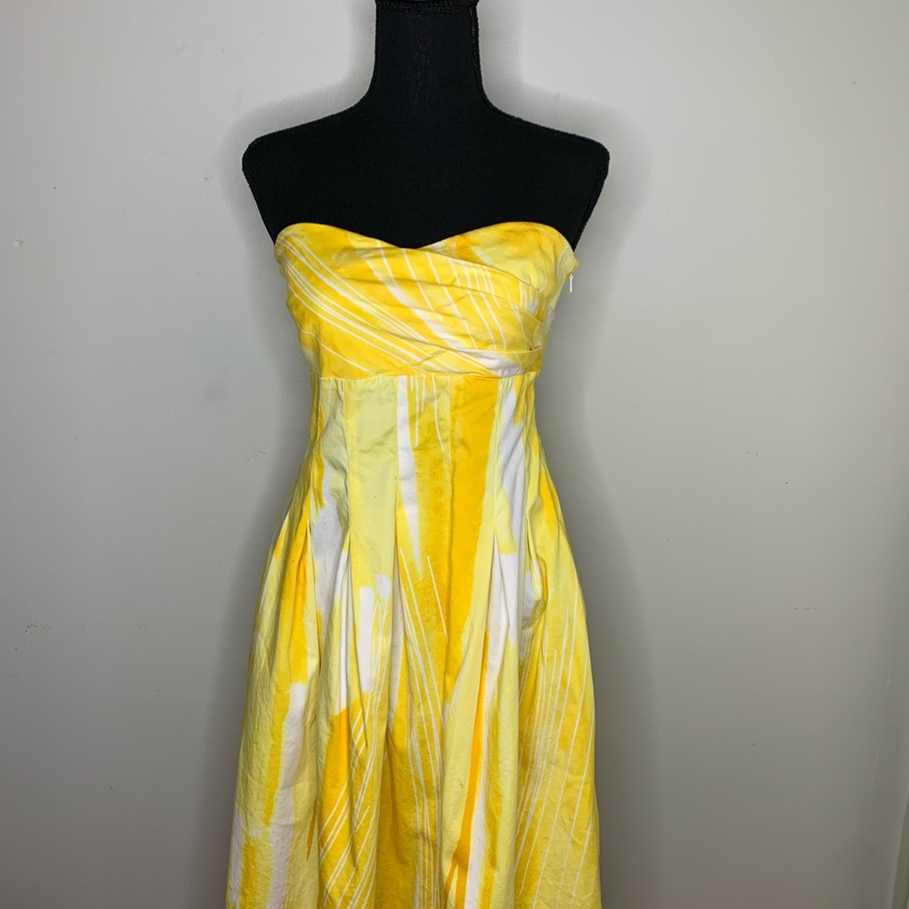 Calvin Klein  yellow halter sundress